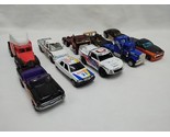 Lot Of (10) Matchbox Hotwheel And Unbranded Mixed Toys And Trucks - £23.65 GBP