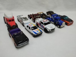 Lot Of (10) Matchbox Hotwheel And Unbranded Mixed Toys And Trucks - $29.69