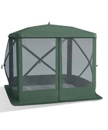Outsunny 7x7ft Pop Up Camping Canopy Gazebo Tent - Easy Setup &amp; Portable - $263.70 CAD