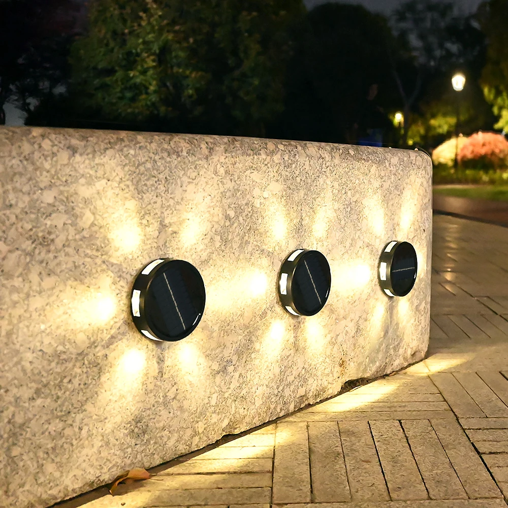 4 Pack Solar Ground Light 6LED Outdoor IP65 Waterproof scape Lamp for Garden Pat - £143.41 GBP