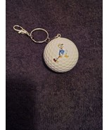 Donald Duck Golfing Keychain Golf Ball with Clip - $14.00