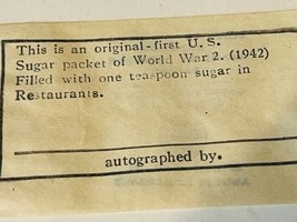 WWII Sugar Packet WW2 1942 US ephemera military Sweetest Hobby Ad St Louis MO 2 - £23.64 GBP