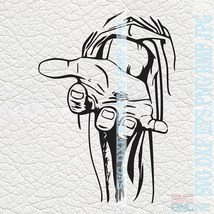 Jesus Hand SVG, clipart, vector, cricut, cnc - $3.60