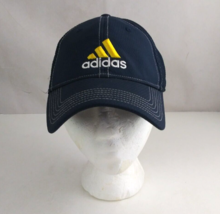 Vintage Adidas Climalite Unisex Embroidered Blue Fitted Baseball Cap Size S/M - £12.39 GBP