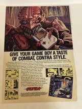 1991 Operation C Game Boy NES Nintendo Vintage Print Ad pa20 - £7.77 GBP