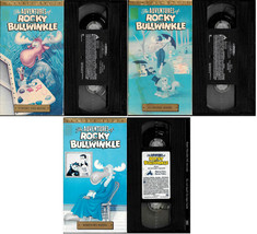 The Adventures Of Rocky And Bullwinkle 3 Volumes Vincent Van Moose Whistlers Vhs - £6.23 GBP