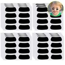 60 Pairs Eye Black Stickers for Kids Customizable Sports Face Eyeblack Sticker f - £14.14 GBP