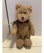 Boyds Bear Bruce with Burgandy Bow Tan - £9.39 GBP