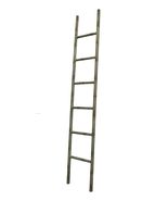 Rustic Farmhouse Decorative Storage Leaning Heavily Distressed Metal Ladder - €144,35 EUR