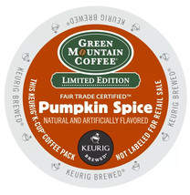 96/PACK - Green Mountain Pumpkin Spice Coffee K-Cup Pods BULK PACKAGING - $31.99