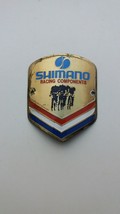 SHIMANO Golden Color Emblem Head Badge For Shimano Japan Bicycle NOS Free shippi - $30.00