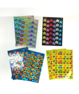 Vintage TREND Sparkle STAR SUN BRIGHTS STICKERS Prism Shimmer Foil Glitter - $21.93 CAD