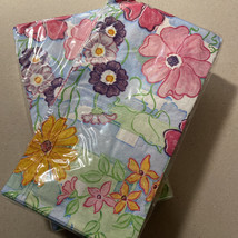 Spring Floral Guest Paper Napkins Towel 48 Ct Flower Nicotinia Daisy - $14.06