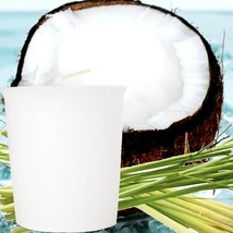 Coconut Lemongrass Scented Eco Soy Wax Votive Candles, Hand Poured - £18.48 GBP+