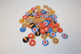 1986 MB Fortress America Set of Markers Replacement Pieces - £6.96 GBP
