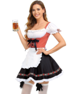 Women Oktoberfest German Bavarian Dirndl Beer Maid Costume Fancy Dress C... - $17.65 CAD