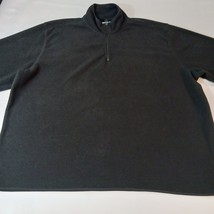 Old Navy RN#54023 Men's Black 1/4 Zip Pullover Sweatshirt Long Sleeve Size 3XL image 8