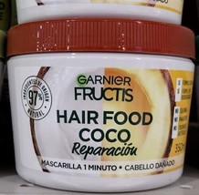 Garnier Fructis Hair Food Coco Para For Damaged Hair - Grande 350ml - Free Ship - $18.86