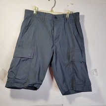 Mens Levis Stauss &amp; Co Blue Green Cargo short Size 29 - £16.11 GBP