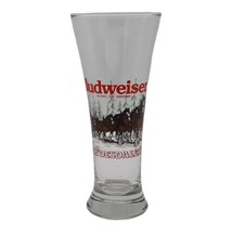 Vintage Anheuser-Busch Clydesdales Horses Budweiser Beer Pilsner Glass 1992 - £7.58 GBP