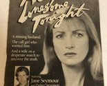 Are You Lonesome Tonight Tv Guide Print Ad Jane Seymour Parker Stevenson... - $5.93