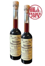 2 Packs Trader Joe&#39;s Doble Fold  Pure Bourbon Vanilla Extract 3.55 oz - $37.50
