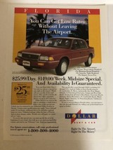 1993 Dollar Rent A Car Vintage Print Ad Advertisement PA2 - $8.90