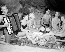 Rock Pretty Baby 1957 beach party Luana Patten with girls enjoy music 8x10 photo - £7.62 GBP
