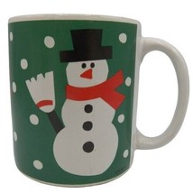 Snowman Coffee Mug Westwood Hayward California Croft 1991 Christmas Gree... - £17.09 GBP