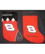 Lot of 2 Dale Earnhardt Jr. Christmas Stockings #8 Nascar X-Mas - £8.58 GBP