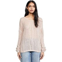 MSRP $108 Free People Angel Soft Sweater Frappucino Dusty Pink Size XS - $67.32