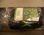HEX VIBE YOGA MAT BAG NEW DOUBLE POCKET BLACK LIME GREEN - $10.80