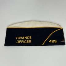 Vtg American Legion Hat 4th Finance Officer 423 Sz 7 1/4 Made USA Garris... - $18.75