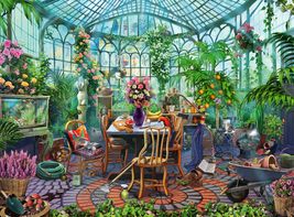 Ravensburger Greenhouse Mornings 500 Piece Jigsaw Puzzle for Adults - 12... - $15.23