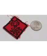 Vintage Cub Scouts Boy Scouts of America Patch Red &amp; Black - $9.89