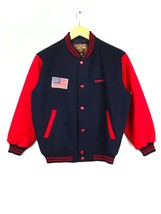 Vintage Hang Ten Varsity Jacket Two Color Wool Unisex College Jacket High School - £165.14 GBP