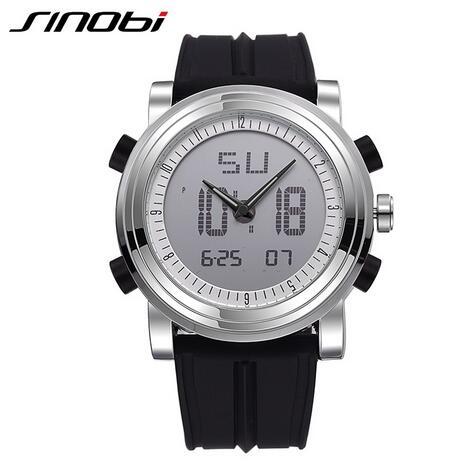SINOBI Sport Watch Men Wrist Watches Digital Clock Movement Waterproof Watch Mal - $39.47