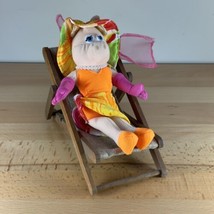 Miss Piggy Plush 12&quot; Sun Hat Wrap Around Skirt Beach Chair Jim Henson Muppets - £23.49 GBP