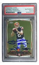 Johnny Manziel Signed 2014 Topps #169A Johnny Football Rookie Card PSA / DNA-... - £46.66 GBP