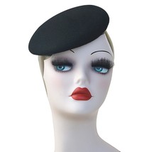 Women Fedoras Fascinator Round Button  Felt Pillbox Hats Millinery Hat Base Cock - £150.66 GBP