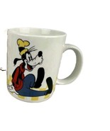 Gabbay Disney Goofy Mug Mickey &amp;Co. mktd by Gibson Overseas White Yellow... - $232.93 MXN