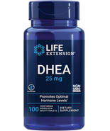D H E A  HEALTHY AGING DIETARY SUPPLEMENT 100 Tablets 25mg  LIFE EXTENSION - £12.74 GBP
