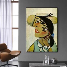 Hand Painted Christmas Gi Abstract Oil Paintings Wall Art Picasso Girls Modern D - £116.07 GBP+