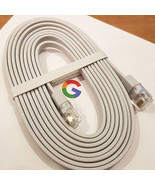 OEM Google WiFi Router RJ45 Ethernet Network Flat Cable Cord White 6ft - €6,63 EUR