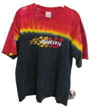 Vintage Minnesota Tie Dye Single Stitch XL Unisex T-Shirt 100% Cotton USA Made - £22.15 GBP