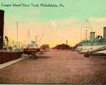 Vtg Postcard 1910s Philadelphia PA - League Island Navy Yard A Scene of ... - £3.52 GBP