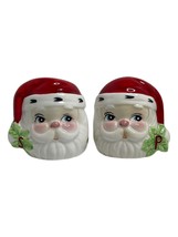 Vintage Josef Originals Christmas Santa Salt &amp; Pepper Shakers 1960’s - £27.42 GBP