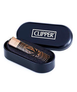 1 LIGHTER Metal Clipper LEAVES PREMIUM With Gift Box! - $334.81 MXN