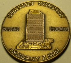 Massive Bronze Charter Company Building Dedication Medallion~Fortune 500~Free Sh - £32.88 GBP