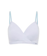 Kindly Yours Women&#39;s So Comfy Lightly Lined Micro Wire-Free Bra, Blue Si... - $26.38 CAD